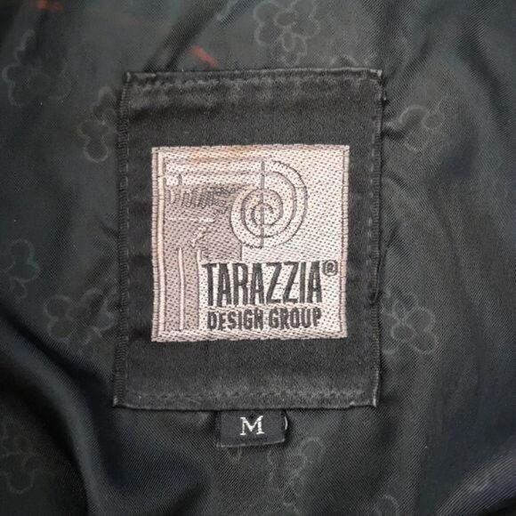 Vtg 80s Womens Jacket Leather Bomber Hand Painted Upcycled Wearable Art Animal M - Picture 3 of 8